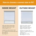 Thumbnail 5 de Persilux Zebra Blinds 28" x 72" Blackout Window Shades 🪟