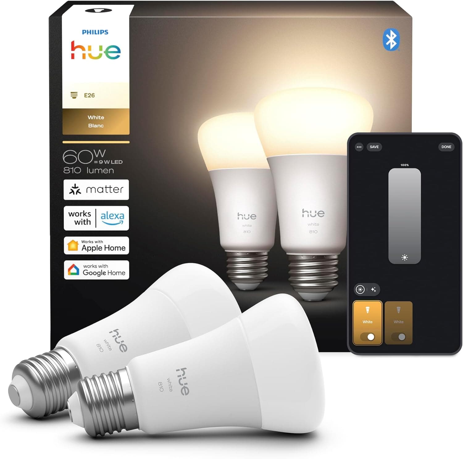 Philips Hue A19 Smart LED Bulb 1100 lm 💡