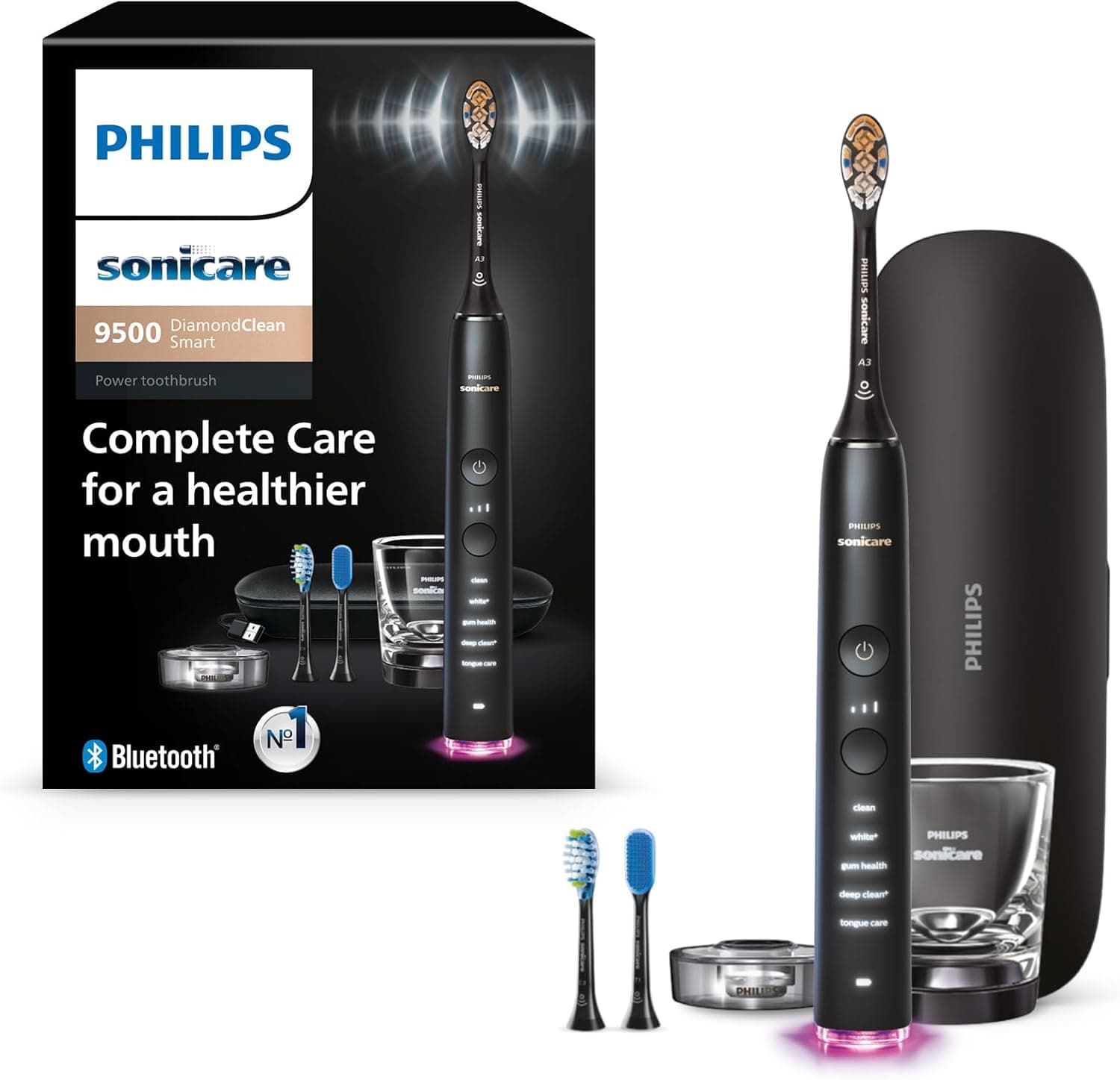 Philips Sonicare DiamondClean 9500 Smart Toothbrush ⚙️