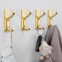 Thumbnail 5 de pickpiff Adhesive Wall Coat Hooks 4-Pack for Jackets 🧥