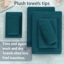 Thumbnail 4 de 6-Piece Cotton Bathroom Towel Set — 30"x56" 🛁