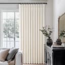 Thumbnail 1 de Pinch Pleated Linen Curtains 96 in Light-Filtering Drapes 🪟