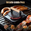 Thumbnail 5 de Pisol Smash Burger Press 6.6” cast iron 🍳