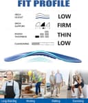 Thumbnail 3 de Plantar Fasciitis Relief Low Arch Support Inserts 3/4 Length 👟