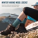 Thumbnail 5 de Pleneal Wool Socks for Women - Cozy Knit Winter Socks 🧦