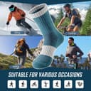 Thumbnail 6 de Pleneal Wool Socks for Women - Cozy Knit Winter Socks 🧦