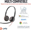 Thumbnail 5 de Poly Blackwire 3225 wired headset — noise-canceling mic 🎧