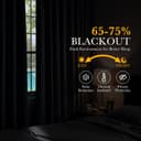 Thumbnail 1 de PONY DANCE White Window Curtains 52 x 45 📺