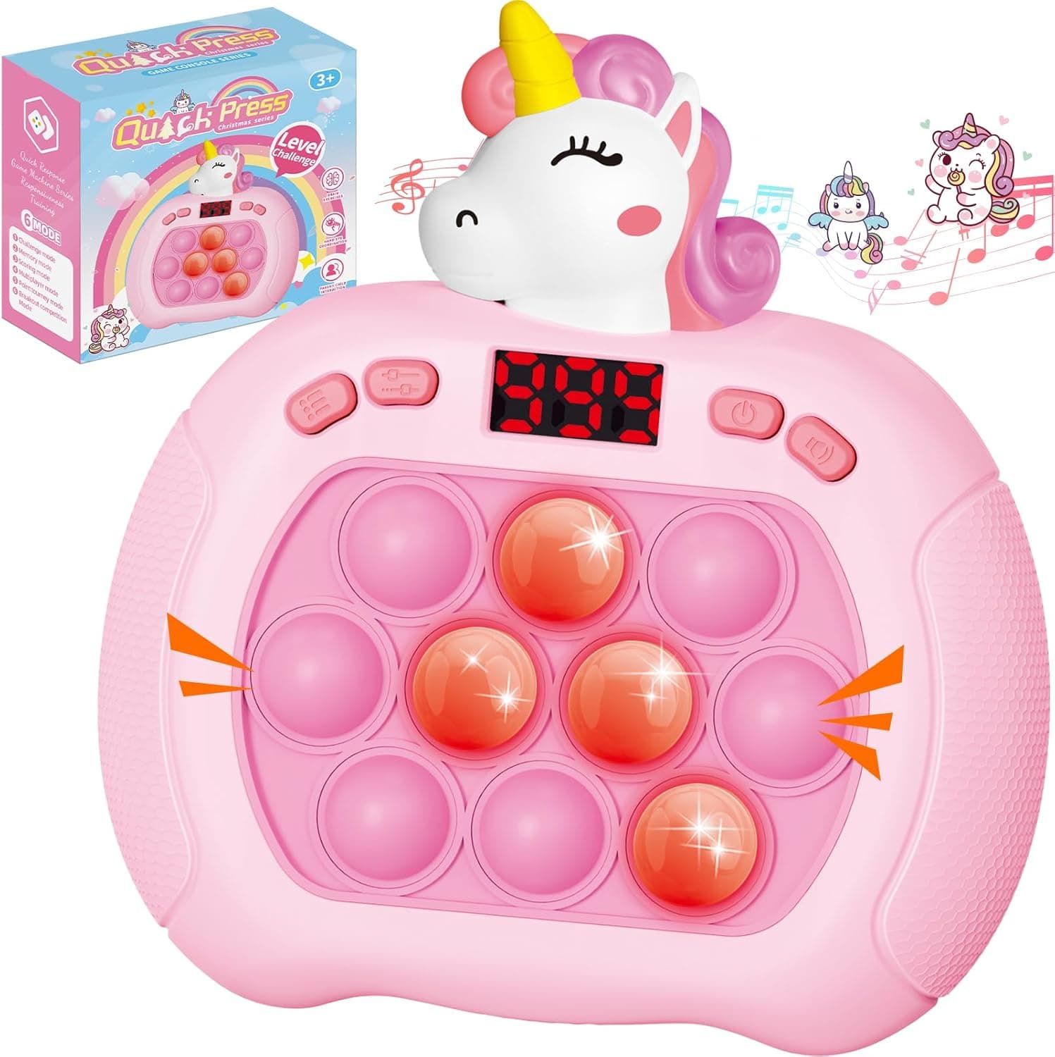 Pop Game Light Up Fidget Toy for Stress Relief 🧸