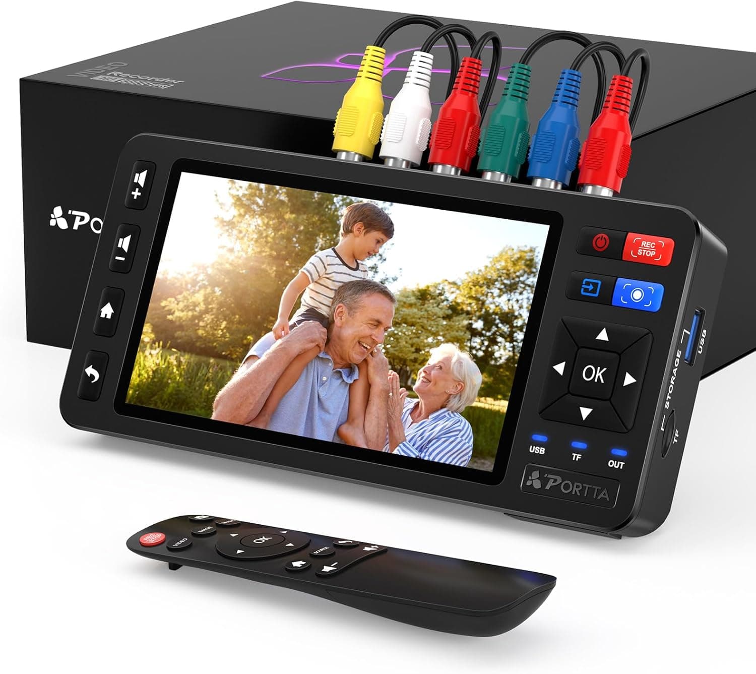 Portta VD22P VHS-to-Digital Converter with 5" Screen 📷