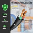 Thumbnail 2 de POWGRN 20 ft 30 Amp Generator Extension Cord 📦