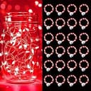 Thumbnail principal de pozzolanas 24 Pack Red String Lights 7ft, 20 LEDs 🎉