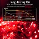 Thumbnail 3 de pozzolanas 24 Pack Red String Lights 7ft, 20 LEDs 🎉