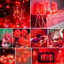 Thumbnail 6 de pozzolanas 24 Pack Red String Lights 7ft, 20 LEDs 🎉