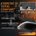 Thumbnail 2 de PRAISUN 0.6" Thicker Rubber Top Gym Flooring — 96 Sq Ft 🏋️♂️