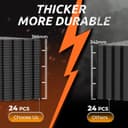 Thumbnail 3 de PRAISUN 0.6" Thicker Rubber Top Gym Flooring — 96 Sq Ft 🏋️♂️