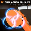 Thumbnail 2 de Protmex 1200W Dual Action Car Polisher 6-inch 🚗