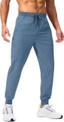 Thumbnail 1 de Pudolla Men's Lightweight Zipper Pocket Joggers 🩳