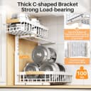 Thumbnail 3 de PXRACK 2-Pack Under Sink Organizer 📦