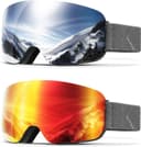 Thumbnail principal de QALLY Ski Goggles Anti-Fog Snowboard Goggles ⛷️