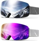 Thumbnail 1 de QALLY Ski Goggles Anti-Fog Snowboard Goggles ⛷️
