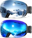 Thumbnail 3 de QALLY Ski Goggles Anti-Fog Snowboard Goggles ⛷️