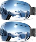 Thumbnail 6 de QALLY Ski Goggles Anti-Fog Snowboard Goggles ⛷️