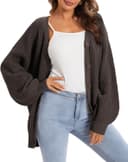 Thumbnail principal de QUALFORT Cardigan Sweaters 100% Cotton Oversized Button-Down 🧥