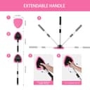 Thumbnail 4 de Qydipclin Windshield Cleaner Kit 10pcs, 4 Pads, Extendable Handle 🚗