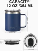 Thumbnail 5 de RAYMYLO Insulated Coffee Mug 12 oz ⌛️📘