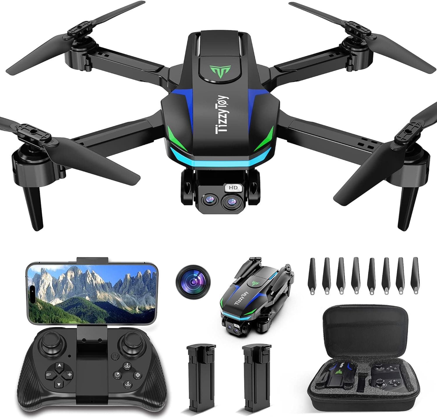 RC Quadcopter Dual 1080P Drone 26-Min Flight 📷