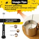 Thumbnail 1 de Rechargeable Milk Frother with 3 Speeds ⚡️
