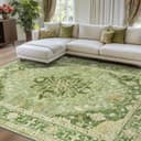 Thumbnail principal de RELEANY 8'x10' Washable Floral Area Rug 🧩