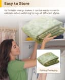 Thumbnail 5 de RELEANY 8'x10' Washable Floral Area Rug 🧩