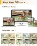 Thumbnail 6 de RELEANY 8'x10' Washable Floral Area Rug 🧩