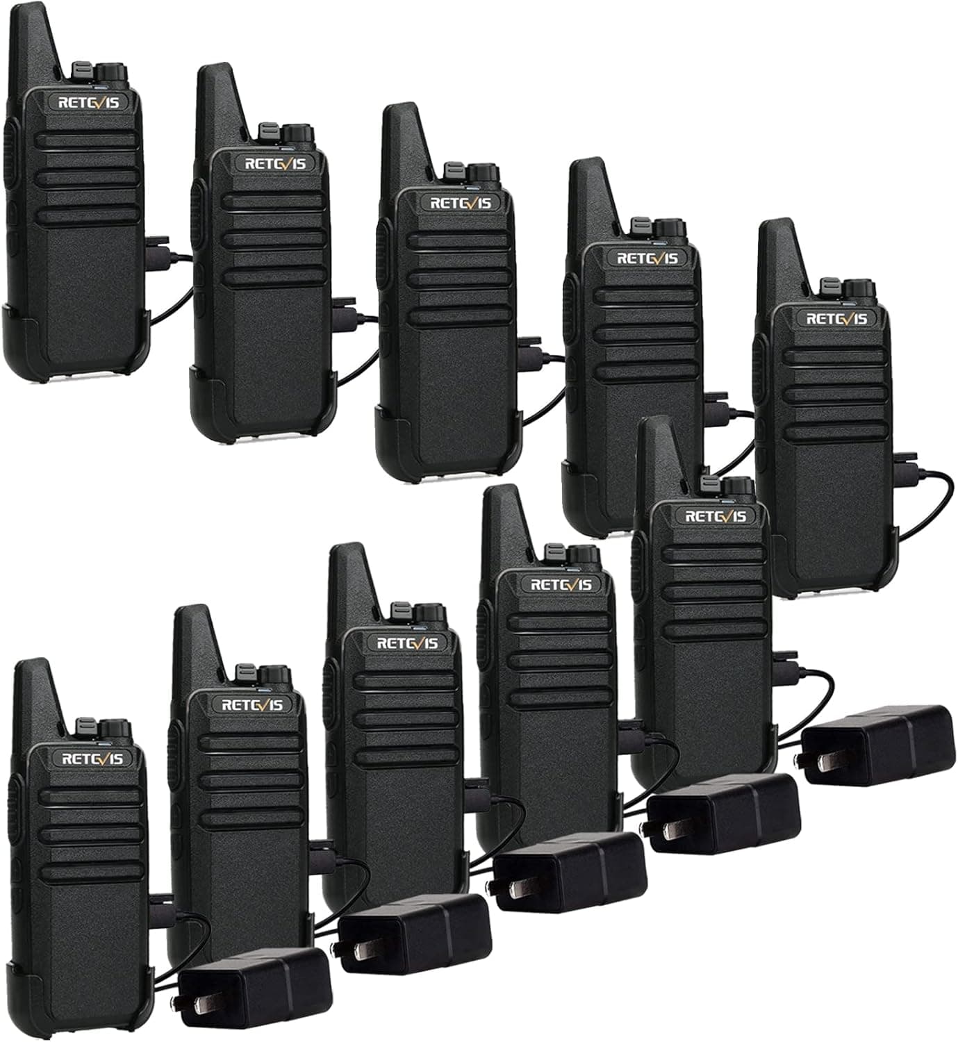 Retevis RT22 Walkie Talkies, 10-Pc 📻