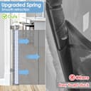 Thumbnail 3 de Retractable Baby Gate 55" Wide Mesh for Homes 🚪