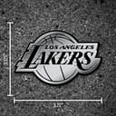 Thumbnail 3 de Rico Industries NBA Los Angeles Lakers Chrome Auto Emblem 🚗