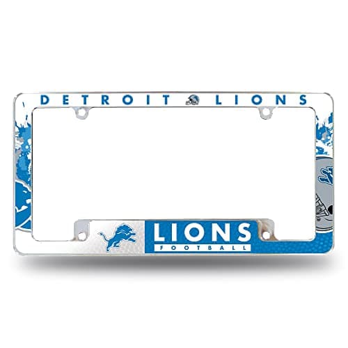 Rico Industries NFL Football Primary Chrome License Plate Frame 🚗