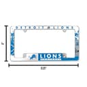 Thumbnail 5 de Rico Industries NFL Football Primary Chrome License Plate Frame 🚗