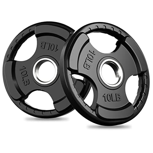 RitFit Olympic Rubber Grip Plate 45 LB 🏋️