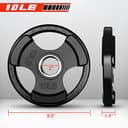 Thumbnail 1 de RitFit Olympic Rubber Grip Plate 45 LB 🏋️