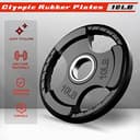 Thumbnail 2 de RitFit Olympic Rubber Grip Plate 45 LB 🏋️