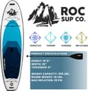 Thumbnail 2 de Roc Inflatable Stand Up Paddle Board 10'6" — Wide Stable Design 🏄♂️