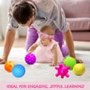 Thumbnail 5 de ROHSCE Baby Textured Multi Sensory Massage Balls 6-pack 🧸