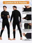 Thumbnail 1 de romision Thermal Underwear Base Layer set for Cold Weather 🧣