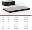Thumbnail 4 de ROXGOX Memory Foam Trifold Mattress Twin 75"x38" 🛏️