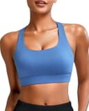 Thumbnail principal de RUNNING GIRL High Impact Sports Bra Scoop Neck — High Support 🎽