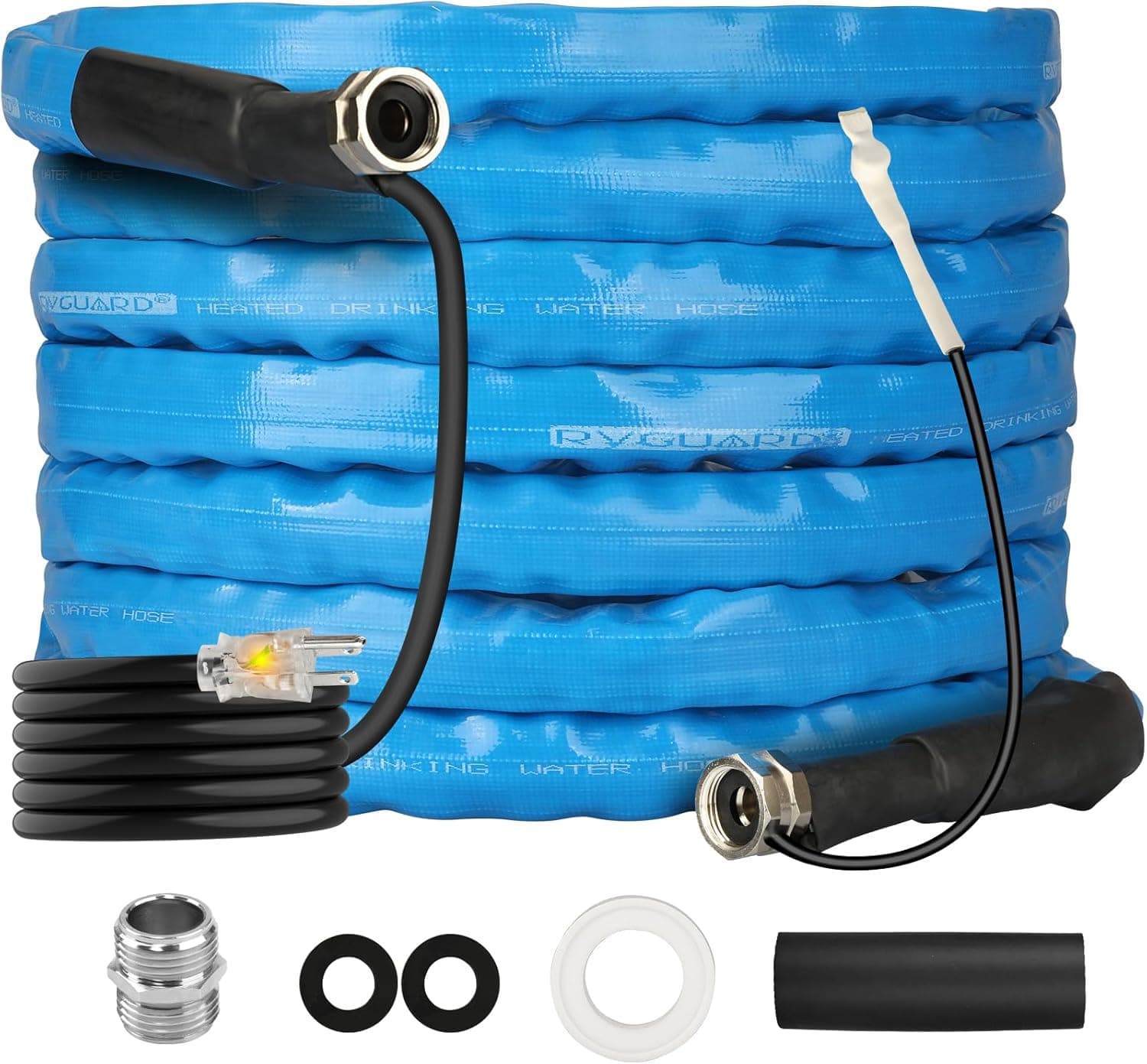 RVGUARD Heated Water Hose 50FT with Thermostat 🚿