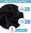 Thumbnail 5 de RYB HOME Blackout Curtains 63 in, 2 panels 🪟